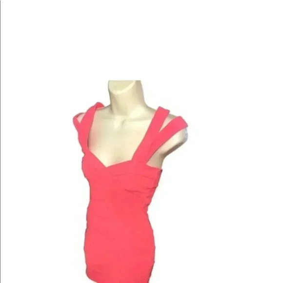 Beautiful Ribbed Minidress in Tangerine! - Picture 11 of 12